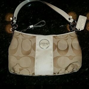 Tan Authentic Coach Purse